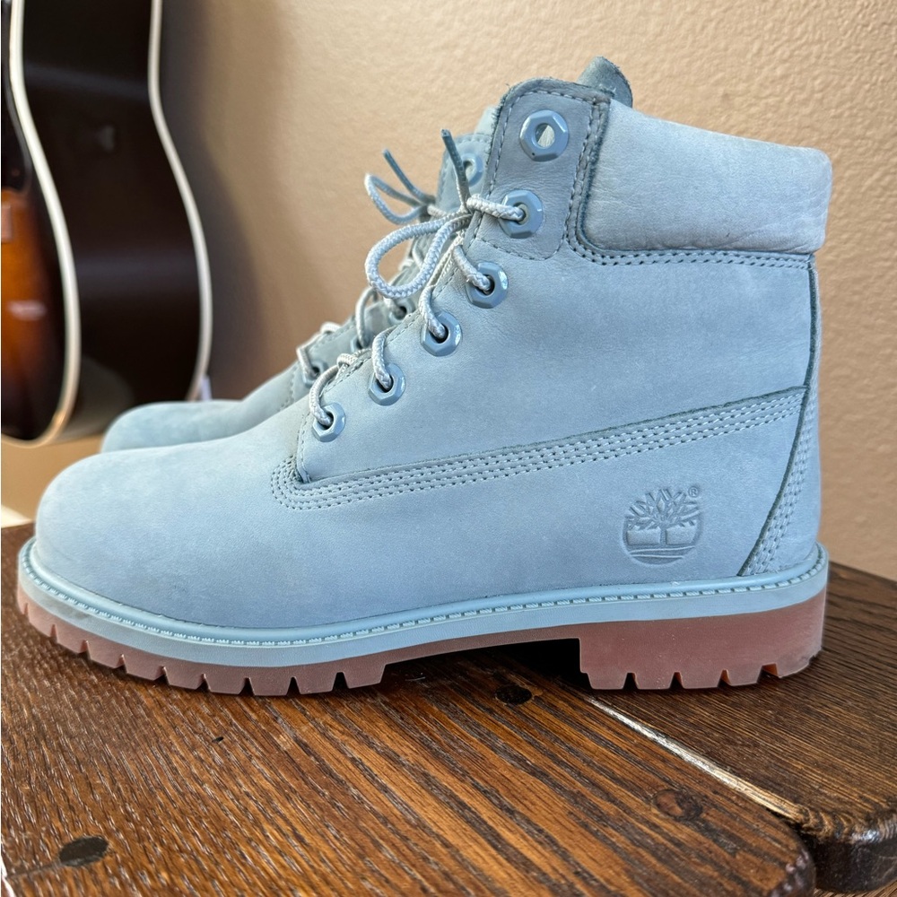 Baby Blue Timberland boots